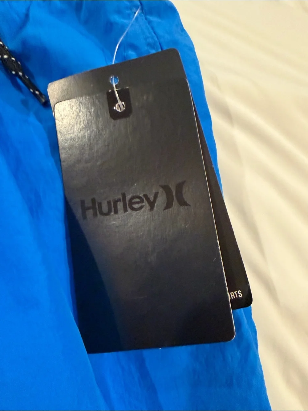 Hurley Boy”s XL Blue Drawstring Swim Shorts
